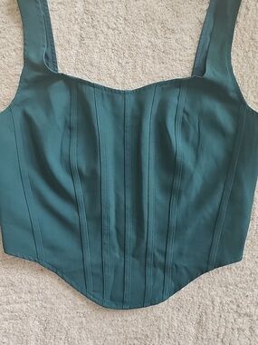 Sincerely Jules Green Corset Tank